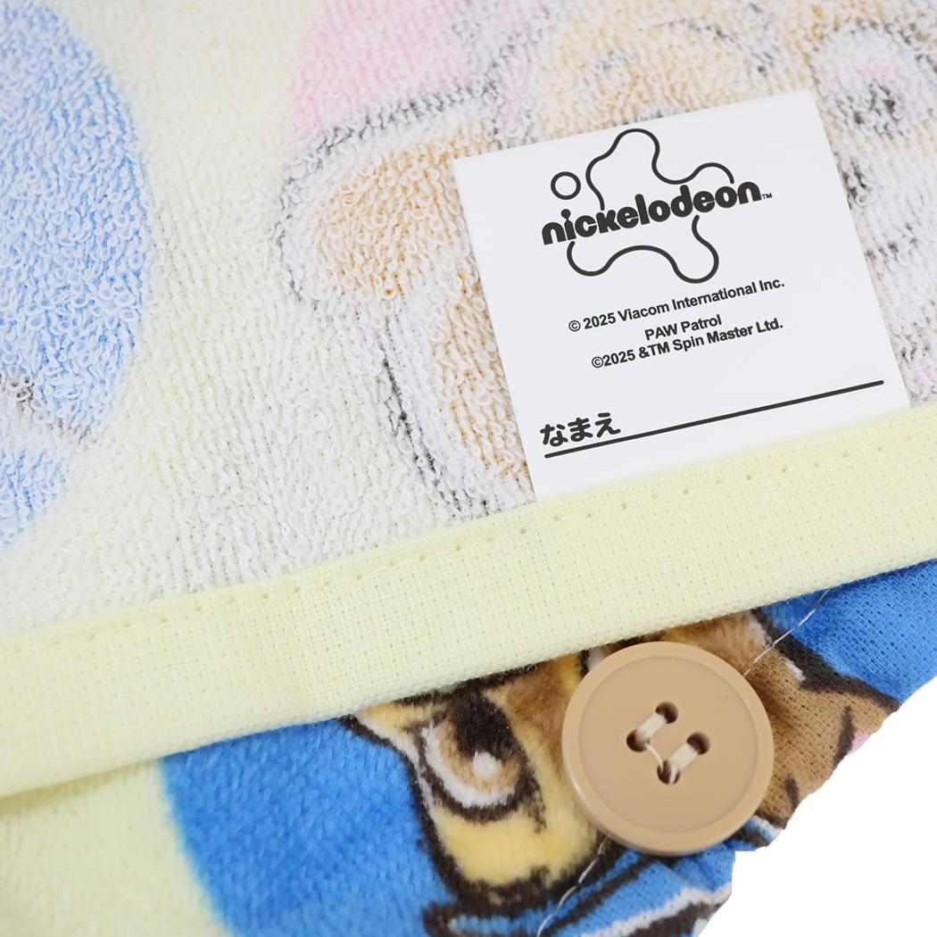 【お一人様1つ限り】ボンボンドロップシール パウパトロール フルーツ1シート付！ ゴム＆ボタン付きキッズおてふきタオル セット