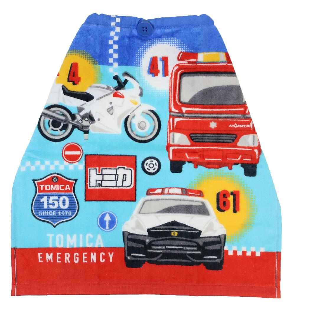 おりこうタオル ゴム＆ボタン付きキッズおてふきタオル トミカ カムラット TOMICA 入園入学準備雑貨 メール便可