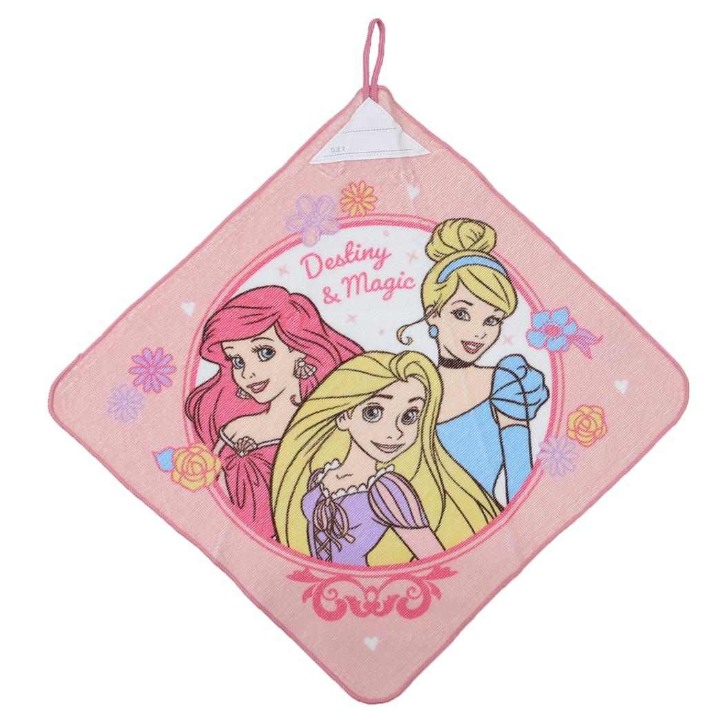 ループ付きタオル ループタオル ディズニープリンセス パラレル Disney 入園入学準備雑貨 メール便可