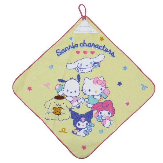ループ付きタオル ループタオル サンリオキャラクターズ ポップポップ Sanrio 入園入学準備雑貨 メール便可