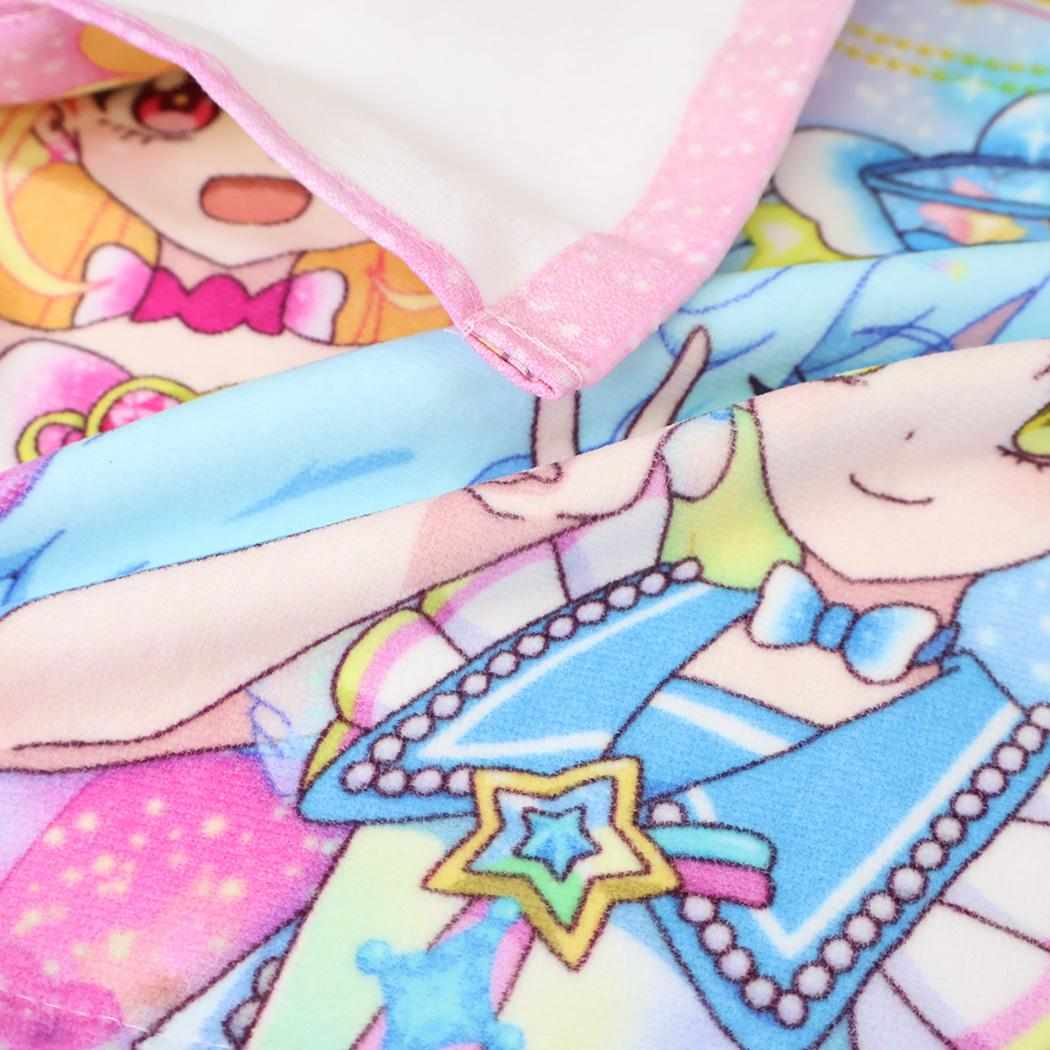 おねがいアイプリ ハンドタオル プリントウォッシュタオル いのり＆あおい