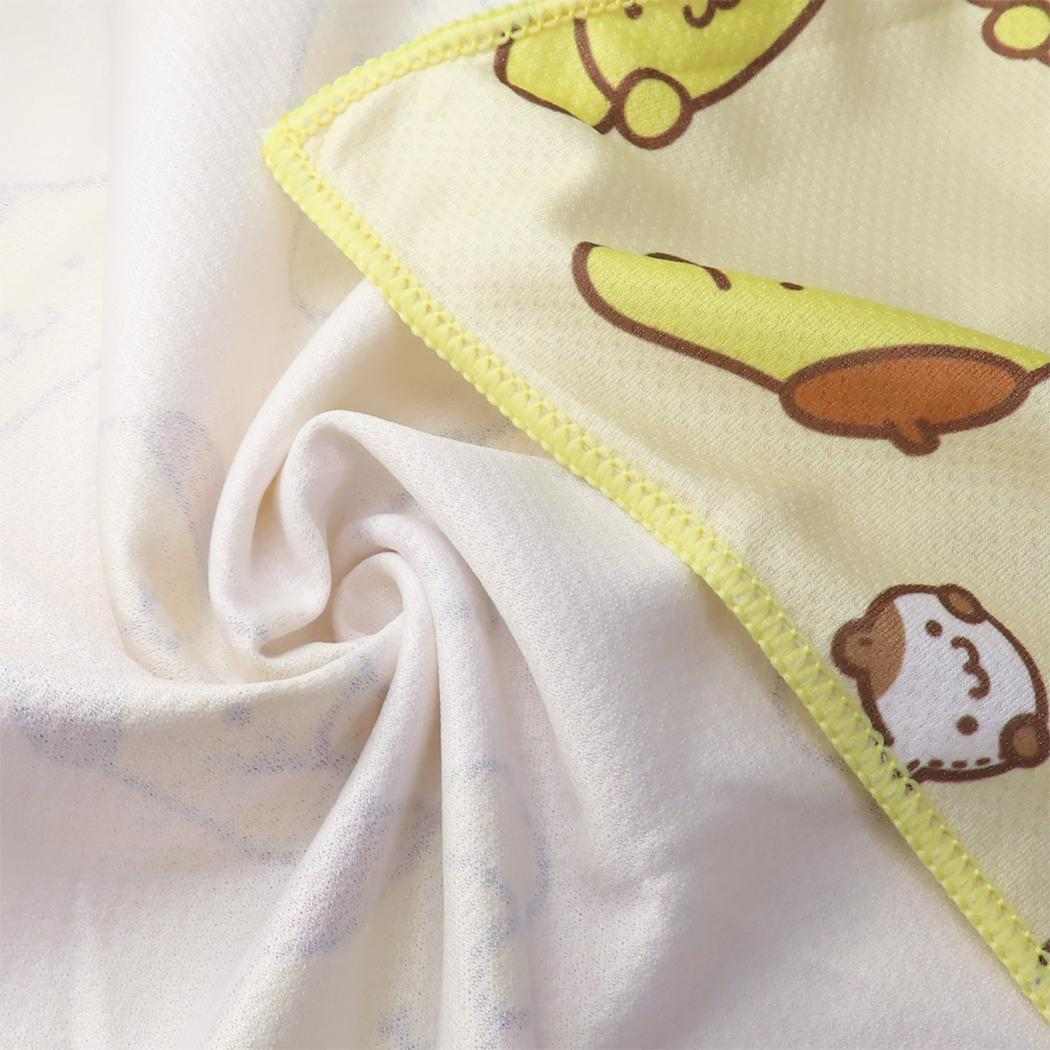 クールタオル 夏用ひんやりロングタオル ポムポムプリン サンリオ 林タオル 熱中症対策 メール便可