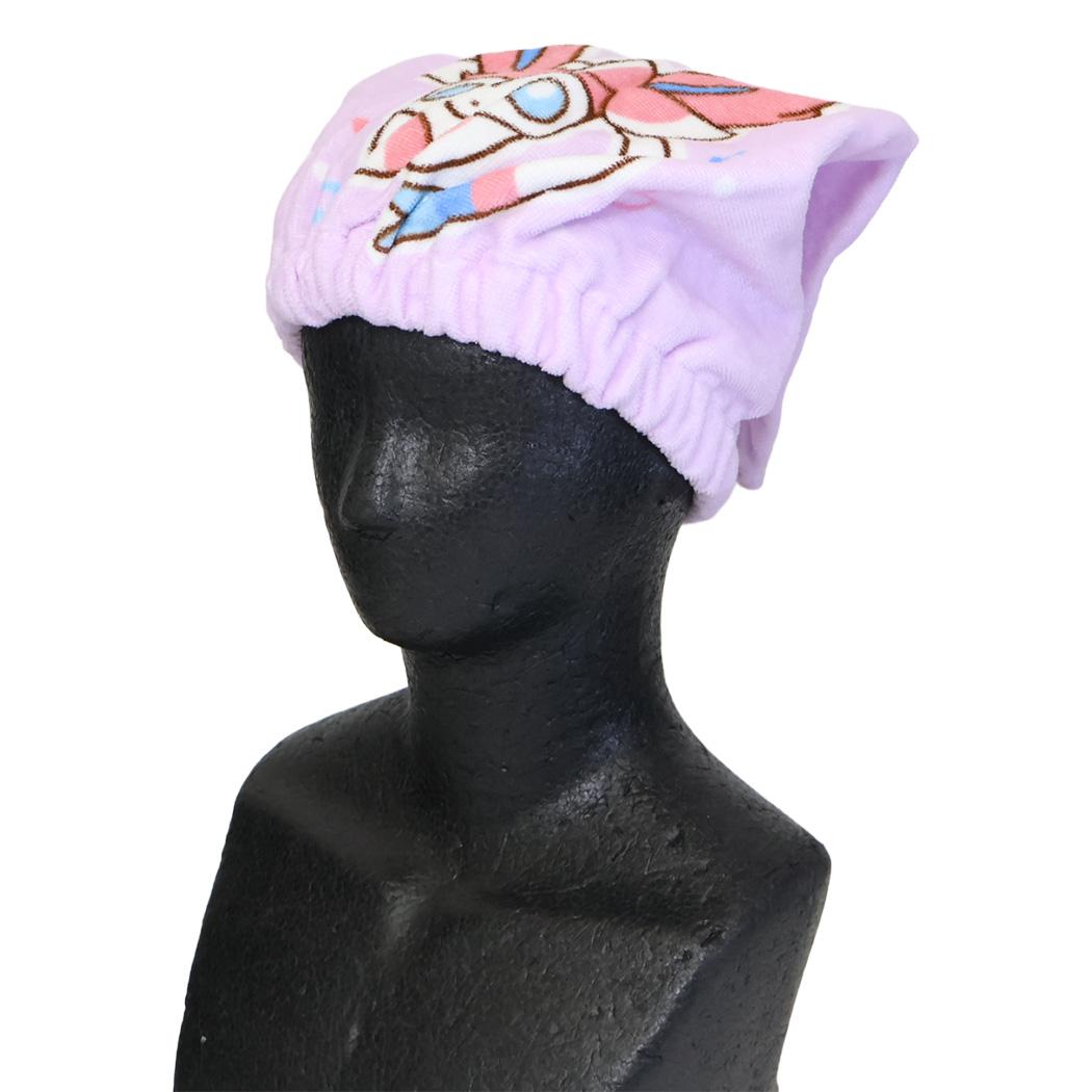 ポケットモンスター キャップタオル タオルキャップ P4853 ポケモン ヘアドライタオル帽子 お風呂上り 海プール用品 キャラクター グッズ メール便可 シネマコレクション