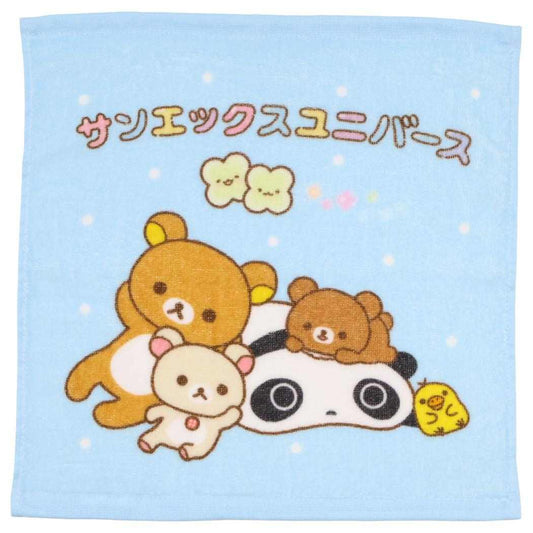 ウォッシュタオル ハンドタオル サンエックスユニバース なかまたち サンエックス 犬飼タオル 汗拭きタオル メール便可