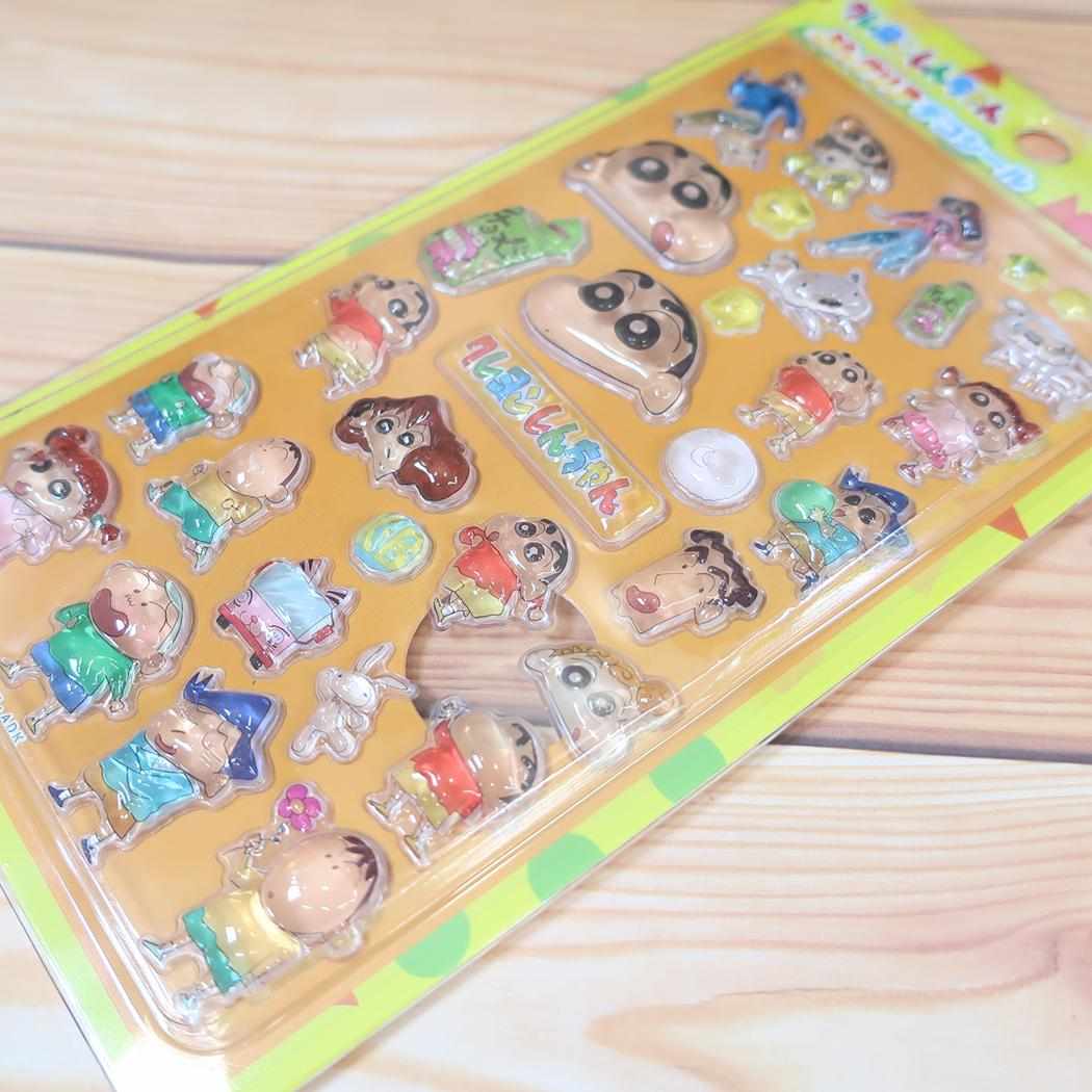 クレヨンしんちゃん シールシート ぷっクリアデコシール 野原家＆かすかべ防衛隊 マックスリミテッド