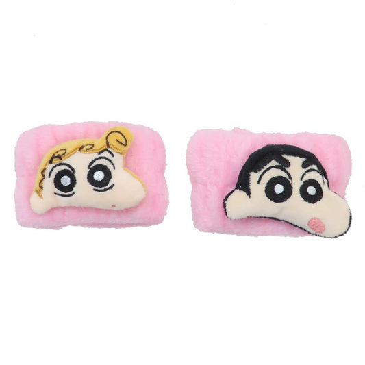 吸水リストバンド 生活雑貨 クレヨンしんちゃん ピンク アイプランニング 洗顔 袖濡れ防止 アニメ