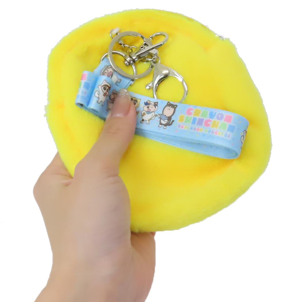 2wayフォトポーチ カードポーチ クレヨンしんちゃん ネコしんちゃん アイプランニング ネックポーチ アニメメール便可