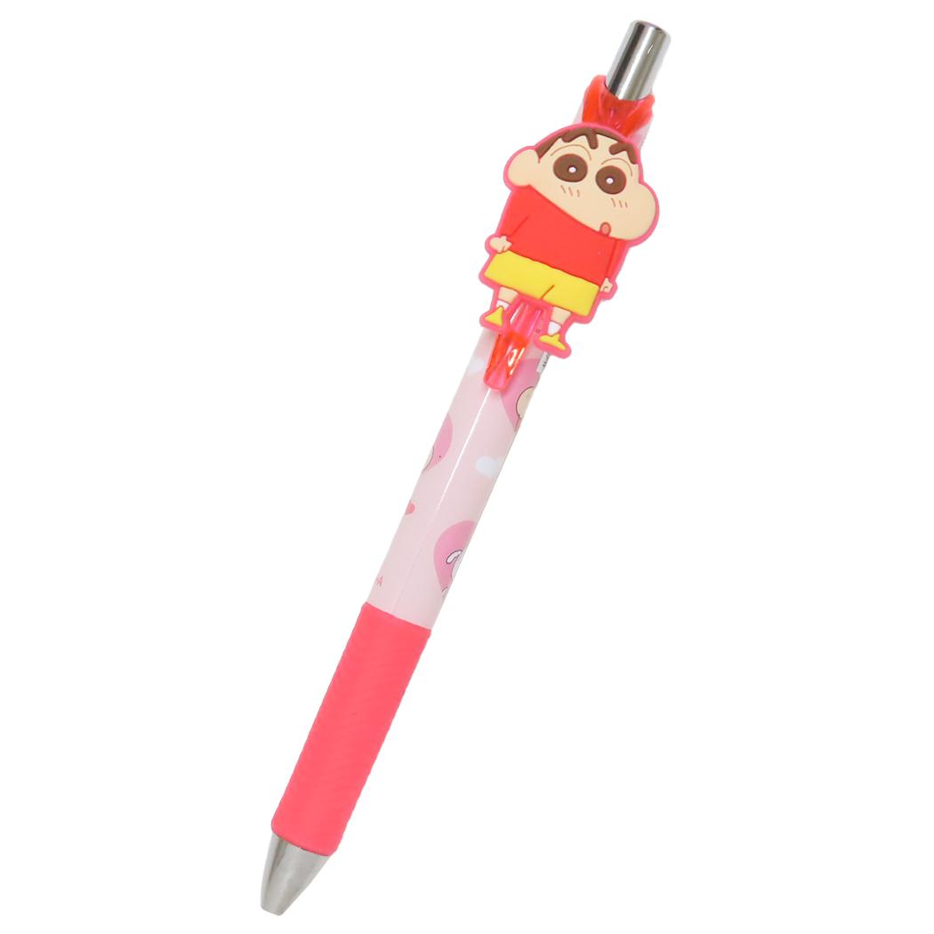 マスコット付きゲルペン カラーペン クレヨンしんちゃん レッド アイプランニング 新学期準備文具 アニメメール便可