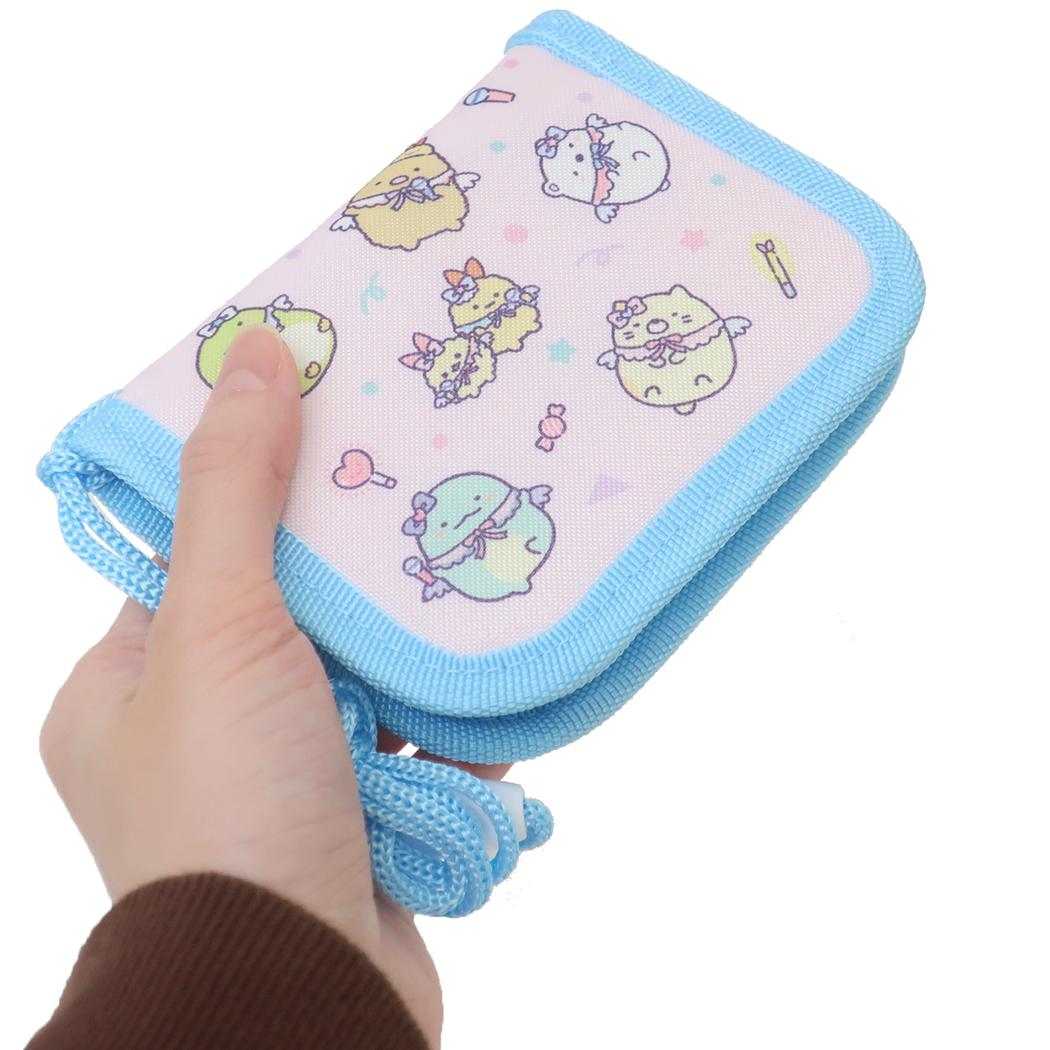 キッズウォレット 子供用財布 すみっコぐらし ブルー サンエックス アイプランニング 子ども こども プレゼント メール便可