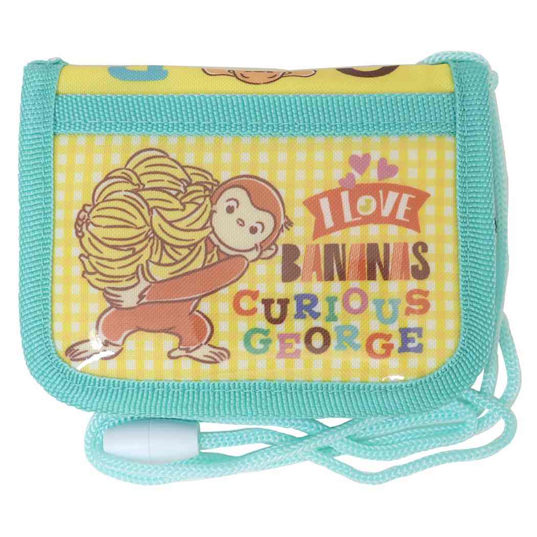 キッズウォレット 子供用財布 おさるのジョージ バナナ アイプランニング 子ども こども プレゼント 絵本メール便可