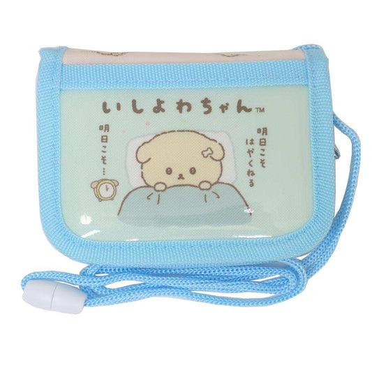 キッズウォレット 子供用財布 いしよわちゃん ブルー サンエックス アイプランニング 子ども こども プレゼント メール便可