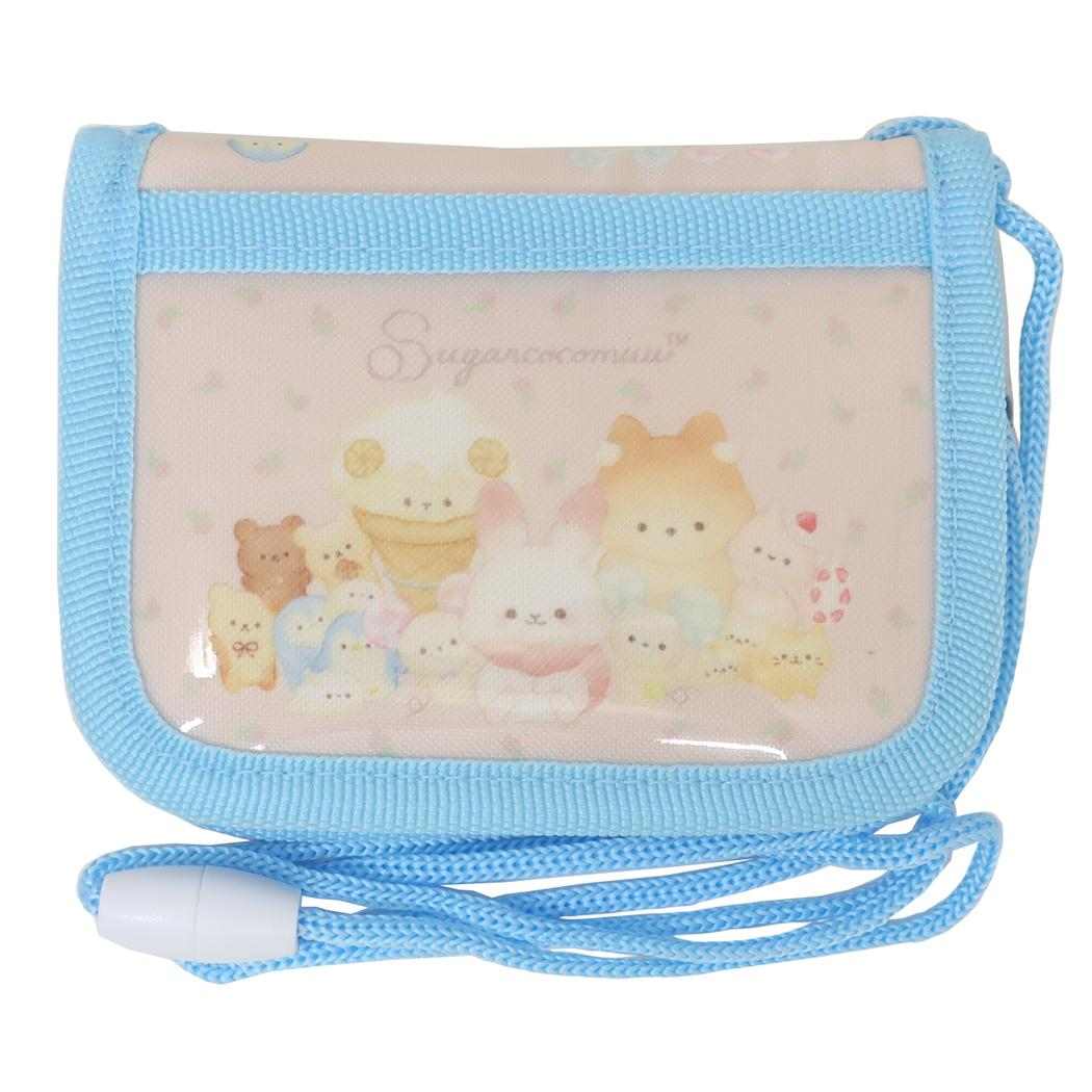シュガーココムー 子供用財布 キッズウォレット ブルー サンエックス アイプランニング 子ども こども プレゼント キャラクター グッズ メール便可 シネマコレクション