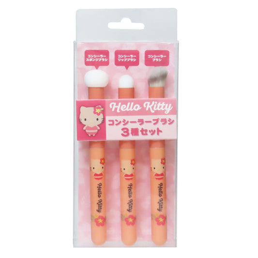 コンシーラーブラシ3種セット コスメ雑貨 ハローキティ ハワイアン サンリオ ケイカンパニー メイク小物 メール便可
