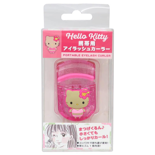 マスコット付きアイラッシュカーラー コスメ雑貨 ハローキティ 水着 サンリオ ケイカンパニー メイク用品 化粧 アイメイク