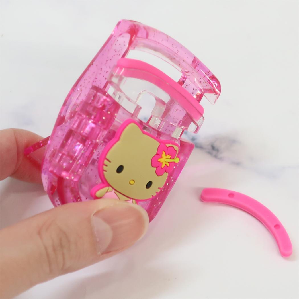 マスコット付きアイラッシュカーラー コスメ雑貨 ハローキティ 水着 サンリオ ケイカンパニー メイク用品 化粧 アイメイク