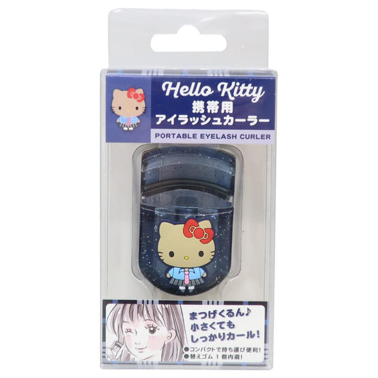 マスコット付きアイラッシュカーラー コスメ雑貨 ハローキティ ネクタイ サンリオ ケイカンパニー メイク用品 化粧 アイメイク