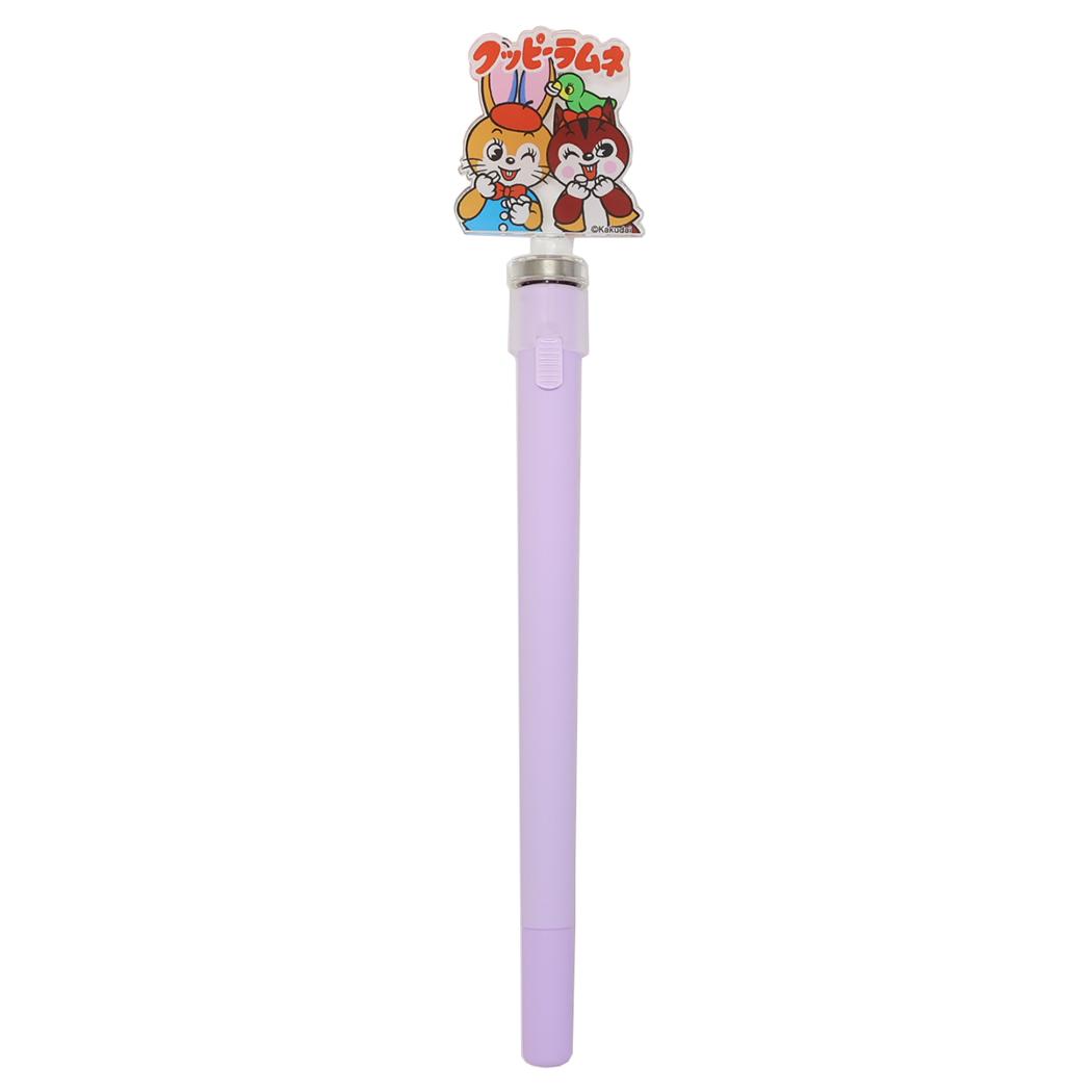 クッピーラムネ ボールペン アクリルスピンゲルペン 集合 お菓子パッケージ アイプランニング ゲルインクペン キャラクター グッズ メール便可 シネマコレクション
