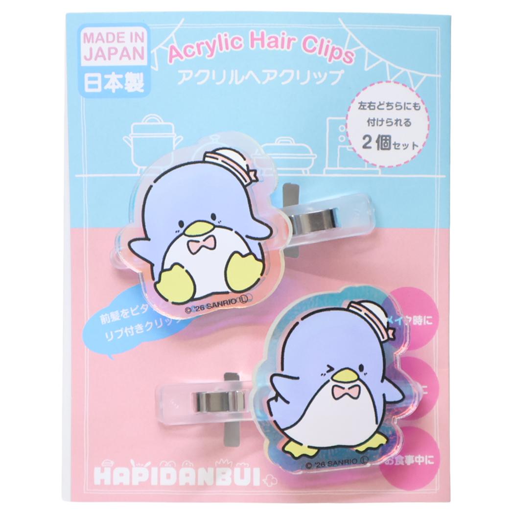 タキシードサム ヘアアクセ オーロラアクリルヘアクリップ サンリオ JUNKADO 前髪クリップ キャラクター グッズ メール便可 シネマコレクション