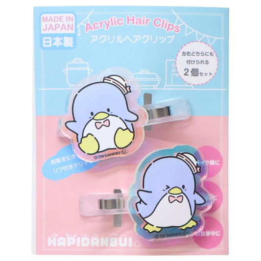 タキシードサム ヘアアクセ オーロラアクリルヘアクリップ サンリオ JUNKADO 前髪クリップ キャラクター グッズ メール便可 シネマコレクション