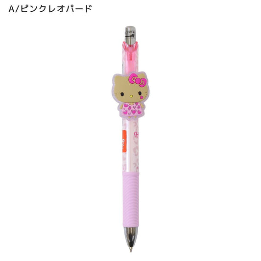 サンリオキャラクターズ シャーペン マスコット付きシャープペン 0.5mm A/ピンクレオパード Sanrio