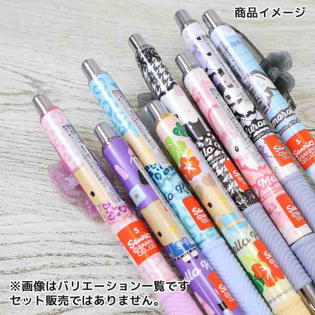 サンリオキャラクターズ ボールペン マスコット付きゲルペン 黒 F/マイメロディ Sanrio