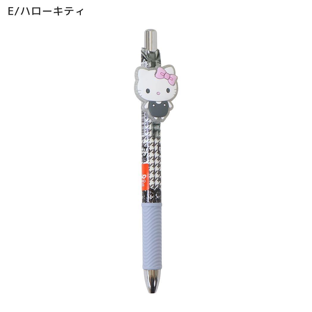 サンリオキャラクターズ ボールペン マスコット付きゲルペン 黒 E/ハローキティ Sanrio