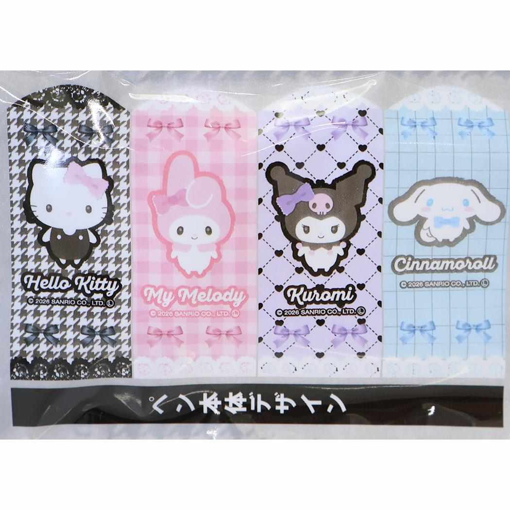 サンリオキャラクターズ ボールペン ゲルペン4本パック モノトーン Sanrio