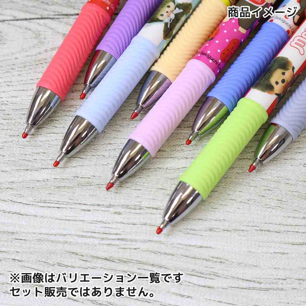 モンチッチ ボールペン マスコット付きゲルペン 黒 G/ハートの風船