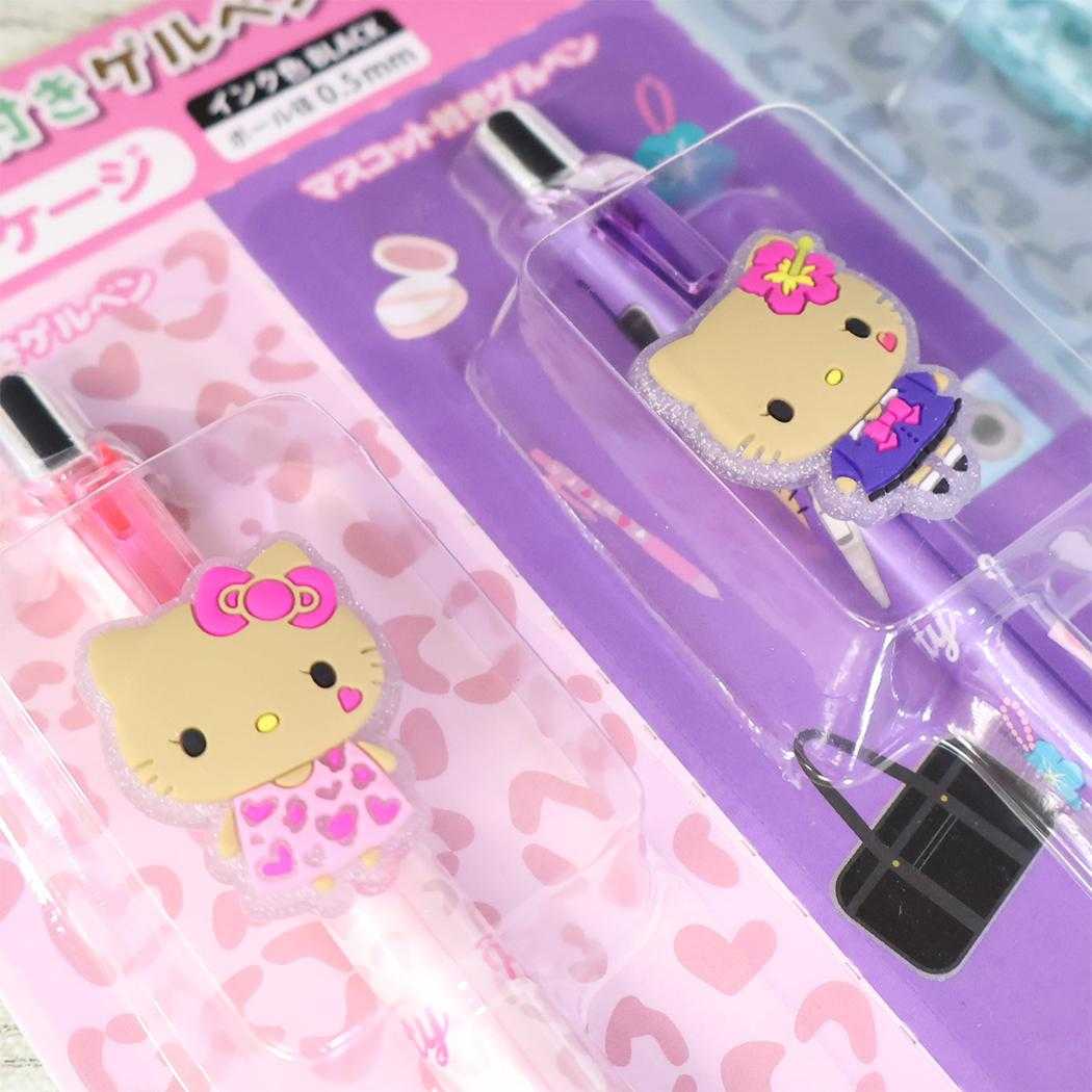 ハローキティ ボールペン マスコット付きゲルペン 4種 ぎゃるりーぬ サンリオ