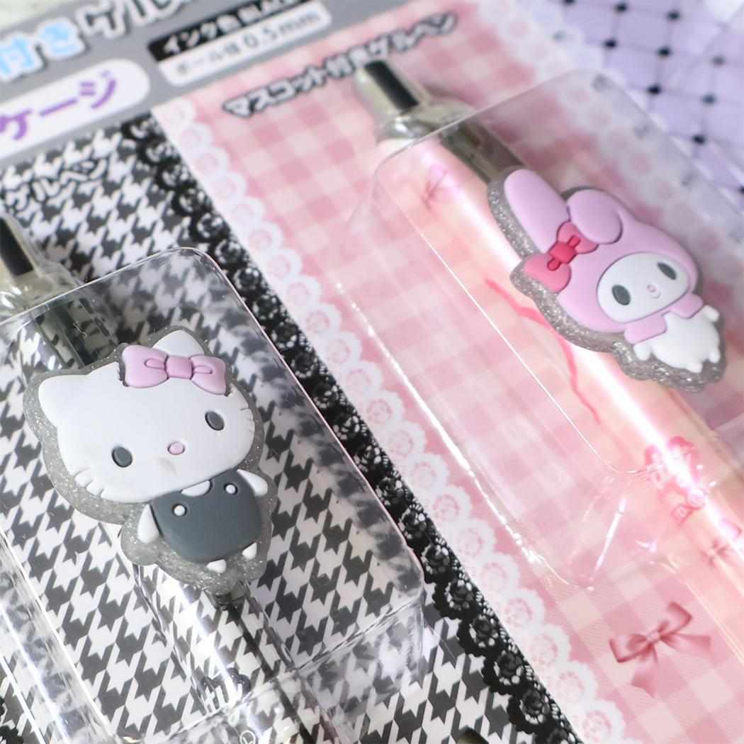 サンリオキャラクターズ ボールペン マスコット付きゲルペン 4種 ちびりーぬ Sanrio