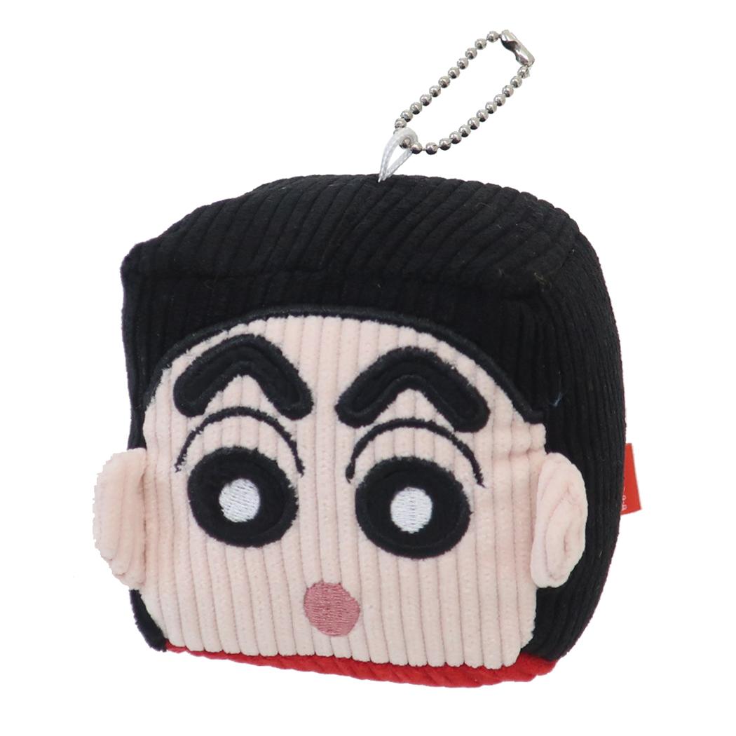 コーデュロイキューブマスコット ミニぬいぐるみ クレヨンしんちゃん アイプランニング キーホルダーチャーム かわいい アニメ