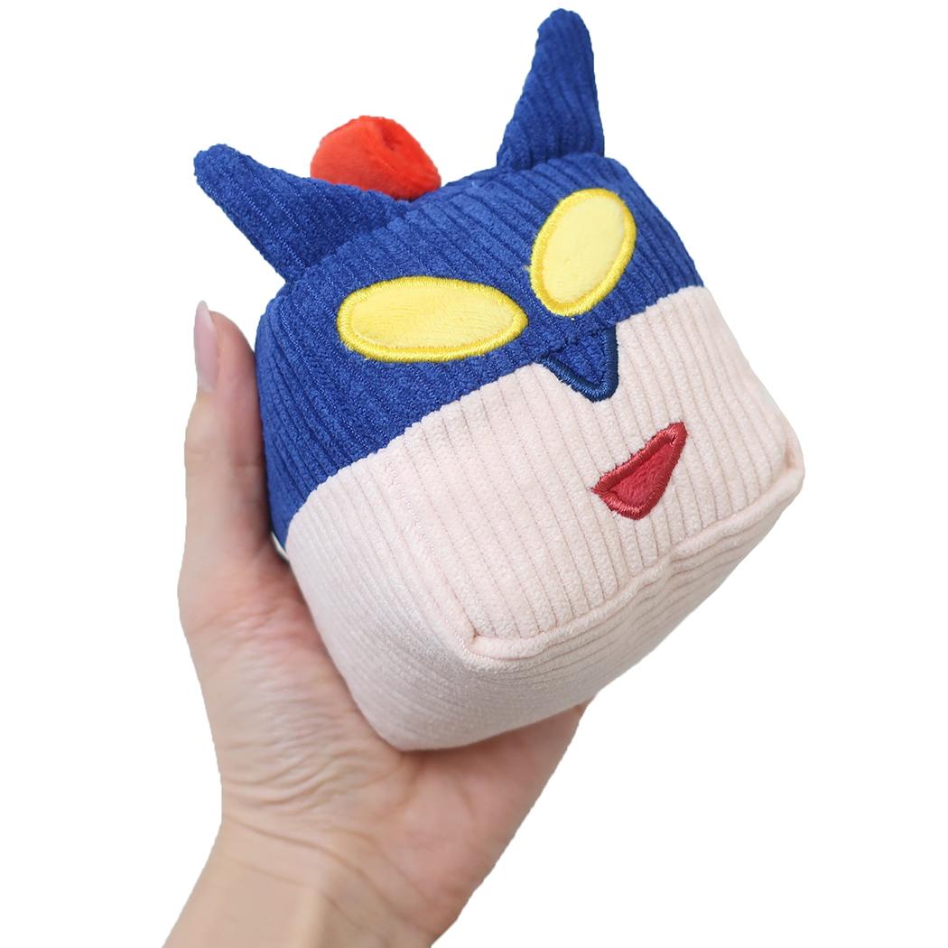 コーデュロイキューブマスコット ミニぬいぐるみ クレヨンしんちゃん アクション仮面 アイプランニング キーホルダーチャーム かわいい アニメ