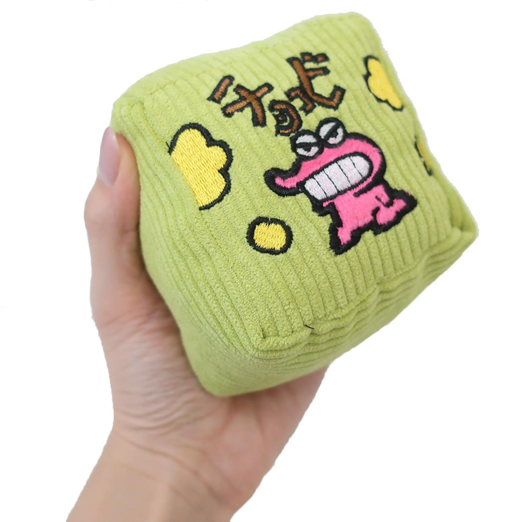 コーデュロイキューブマスコット ミニぬいぐるみ クレヨンしんちゃん チョコビ アイプランニング キーホルダーチャーム かわいい アニメ