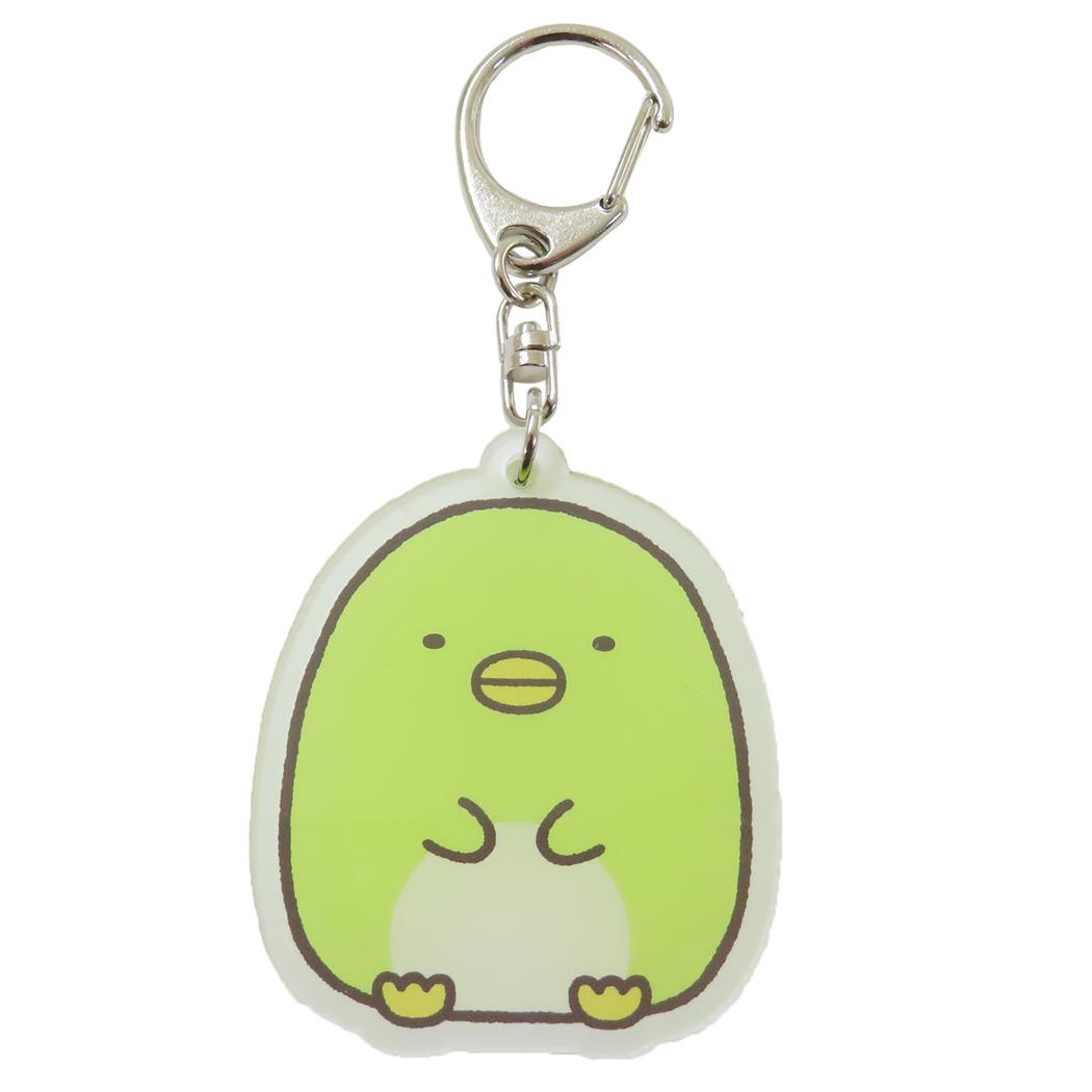 アクリルネームタグS キーホルダー すみっコぐらし ぺんぎん？ サンエックス アイプランニング ネームプレート プレゼント かわいい メール便可
