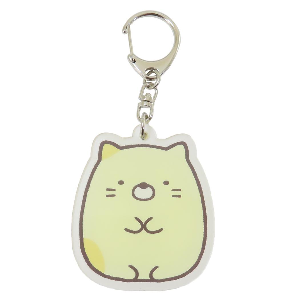 アクリルネームタグS キーホルダー すみっコぐらし ねこ サンエックス アイプランニング ネームプレート プレゼント かわいい メール便可