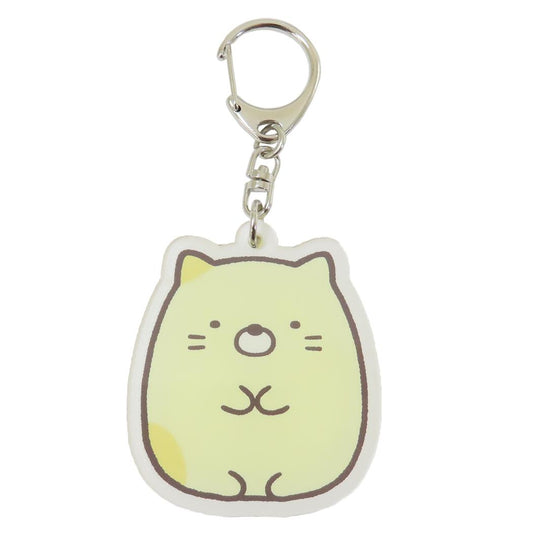 アクリルネームタグS キーホルダー すみっコぐらし ねこ サンエックス アイプランニング ネームプレート プレゼント かわいい メール便可