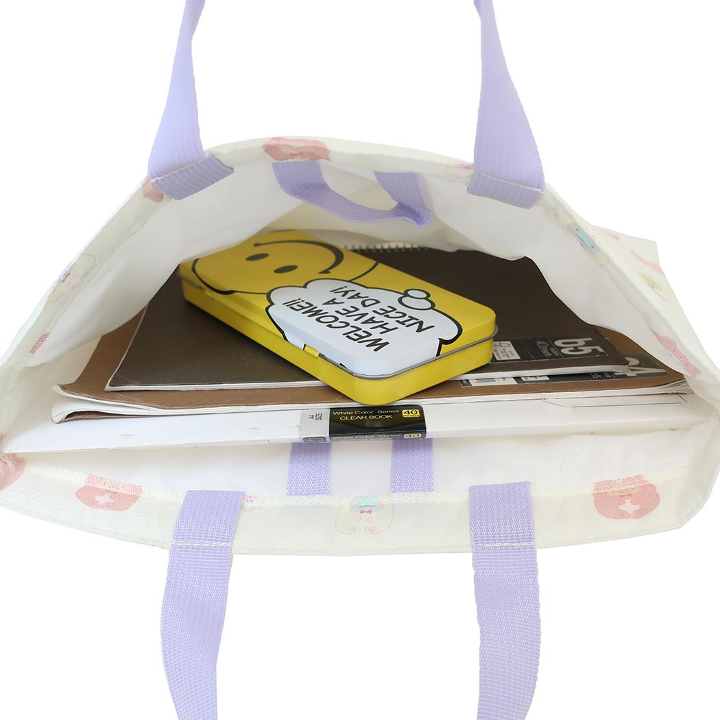 ジュニアお稽古かばん レッスンバッグ すみっコぐらし アイボリー 新入学 サンエックス アイプランニング 新学期準備雑貨 通学かばん メール便可