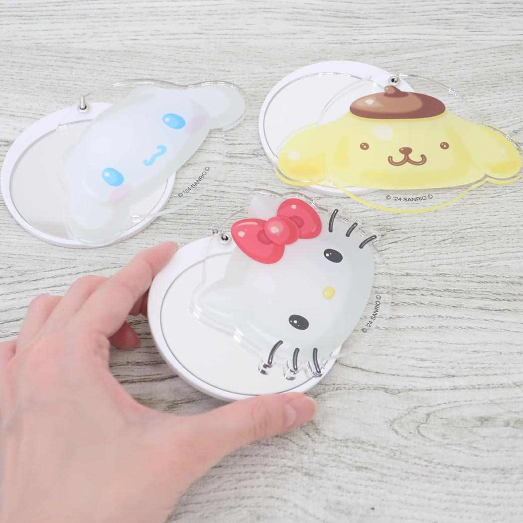 スライドミラーL 手鏡 シナモロール サンリオ プレゼント メール便可