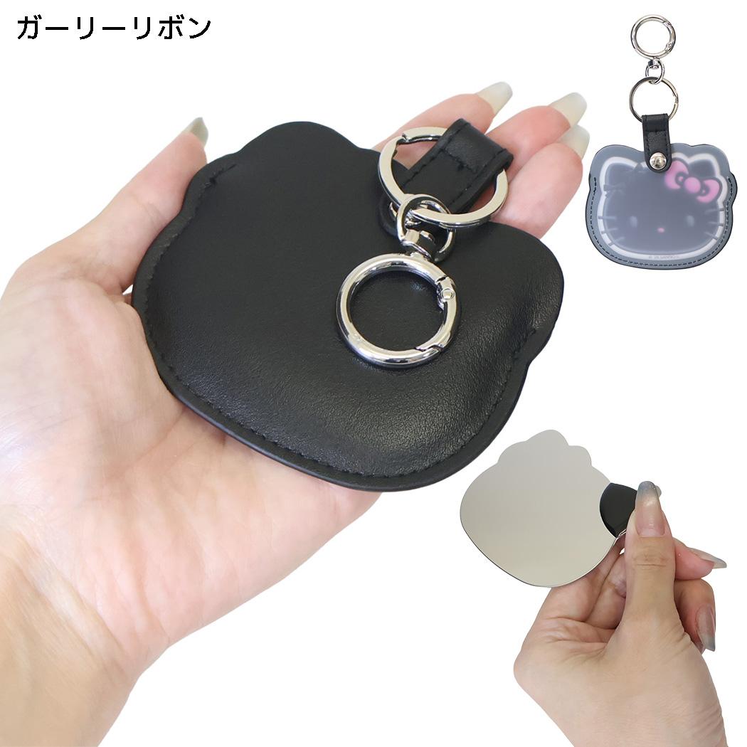 ハローキティ 手鏡 ステンレスミラー ガーリーリボン サンリオ