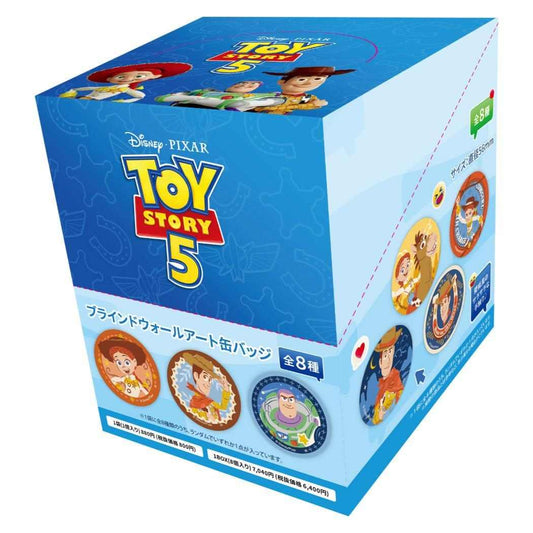 トイストーリー5 缶バッジ ブラインドウォールアートカンバッジ 全8種 8個セット BOX ディズニー インロック