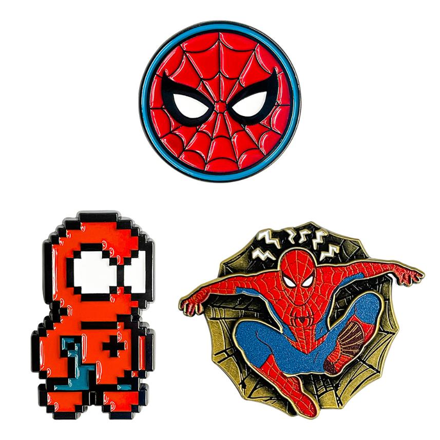 スパイダーマン：ブランド・ニュー・デイ ピンズ ピンバッジ 3個セット MARVEL インロック