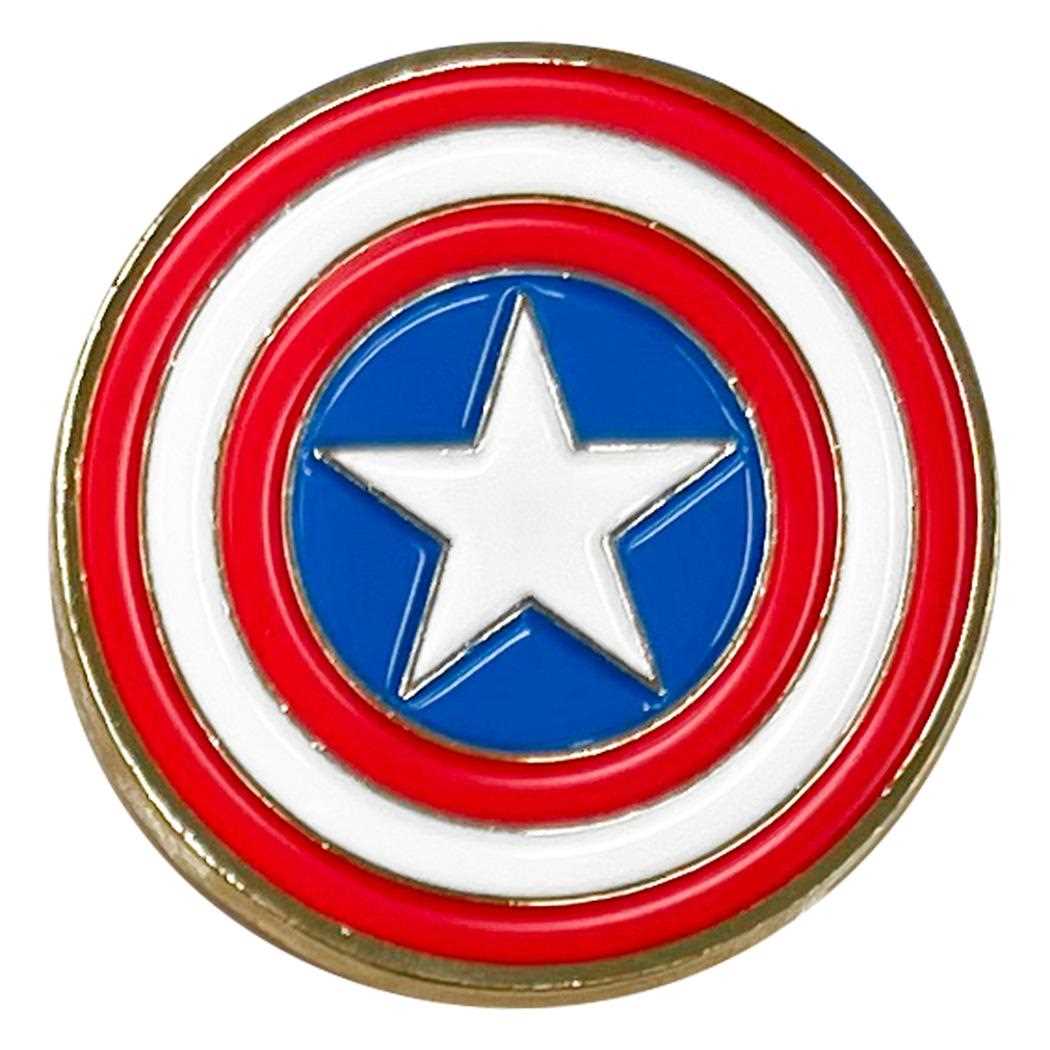 ピンバッジ3個セット ピンズ キャプテンアメリカ MARVEL インロック コレクション雑貨 メール便可