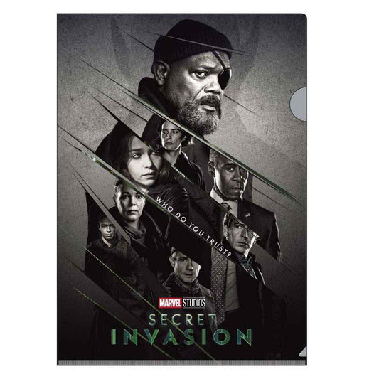 クリアファイルセット A4クリアファイル シークレット インベージョン Secret Invasion MARVEL インロック コレクション文具 メール便可