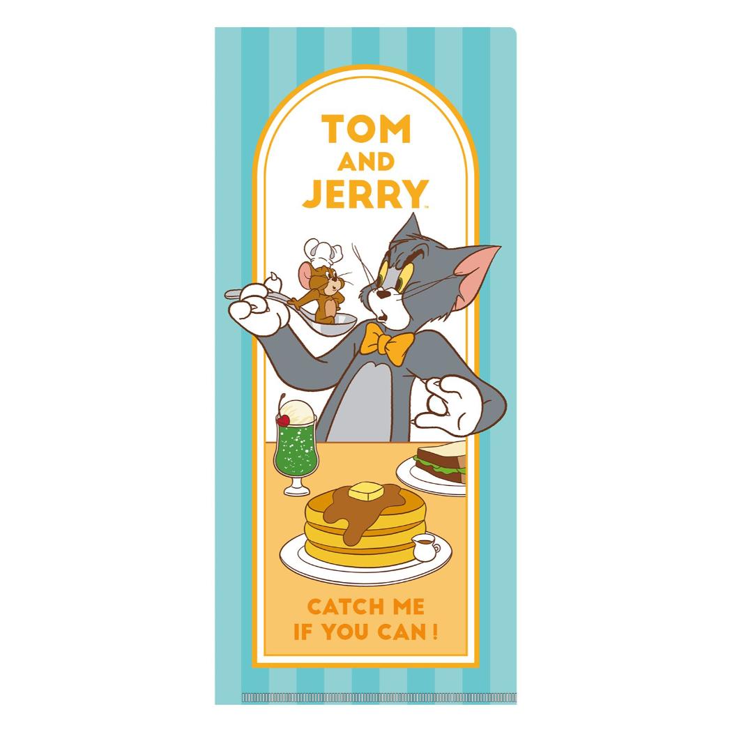 チケットホルダー ミニクリアファイル トムとジェリー EAT，EAT，EAT ワーナーブラザース インロック チケットファイル メール便可