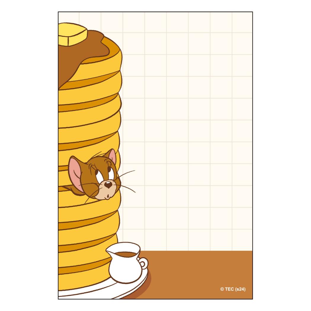 パタパタメモ メモ帳 トムとジェリー EAT，EAT，EAT ワーナーブラザース インロック かわいい プレゼント メール便可
