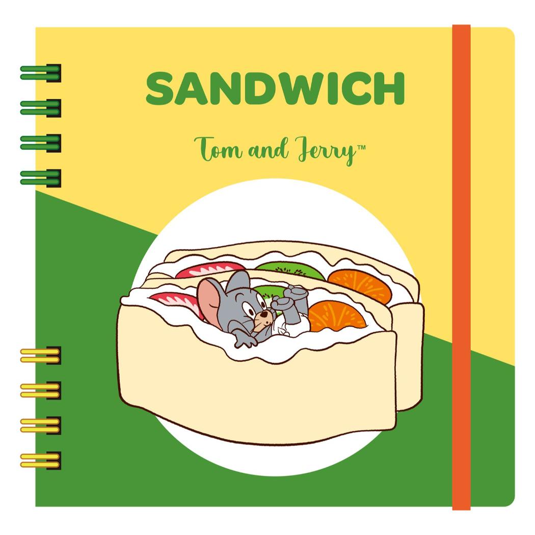 トムとジェリー 方眼ノート スクエアリングノート EAT，EAT，EAT C ワーナーブラザース インロック 勉強 プレゼント キャラクター グッズ メール便可 シネマコレクション