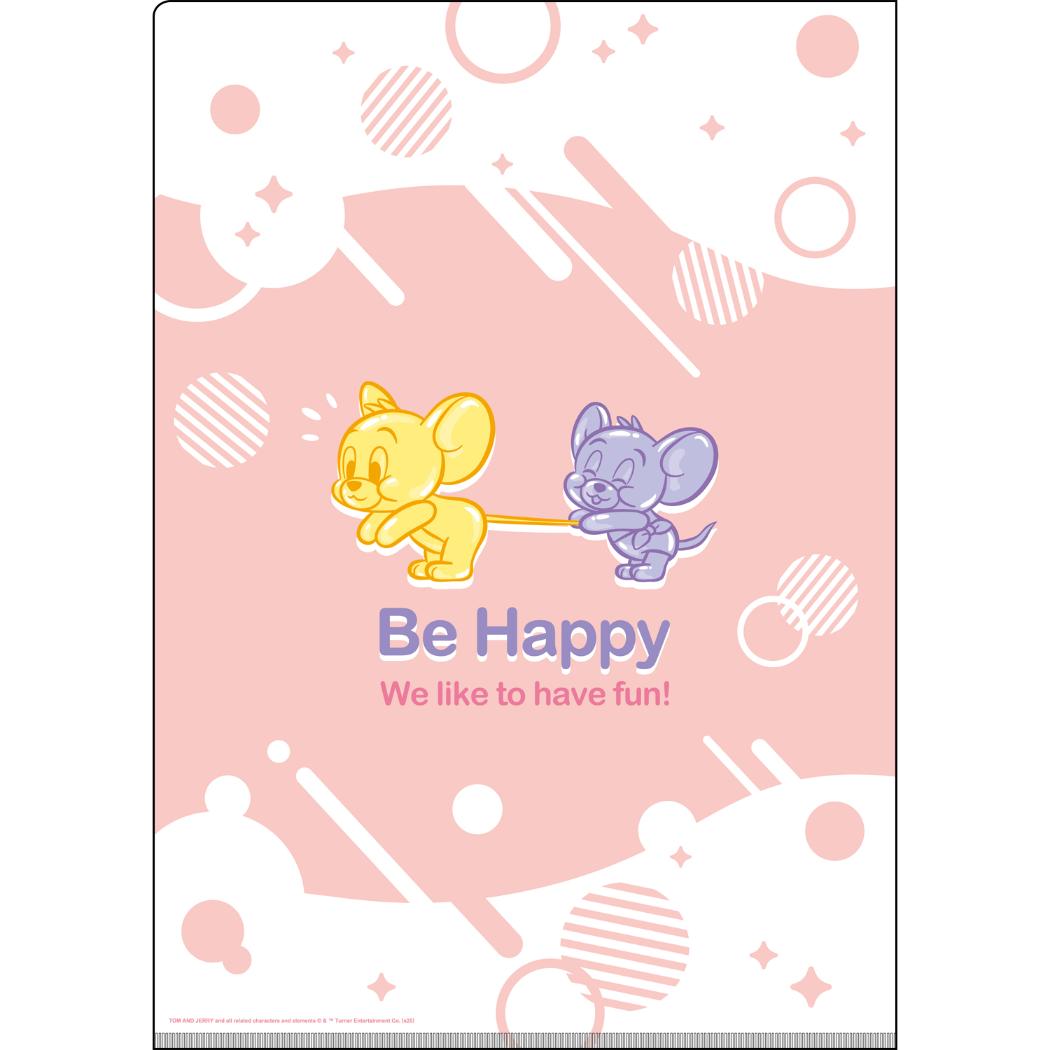 Wポケットクリアファイル A4 ポケットファイル トムとジェリー COLORFUL FRIENDS ワーナーブラザース インロック コレクション文具 日本製 メール便可