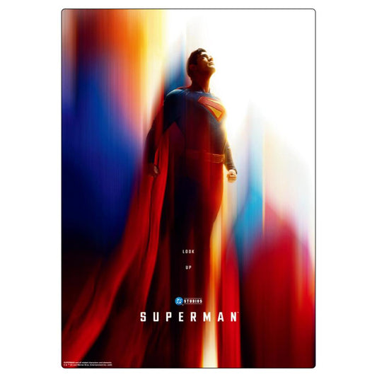 A4クリアアートボード インテリアパネル SUPERMAN スーパーマン A DCコミック インロック コレクション雑貨 映画メール便可