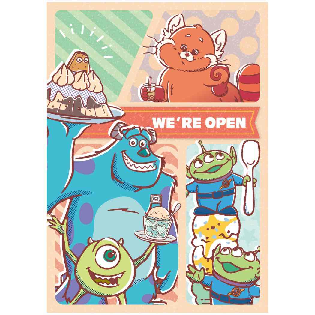 パタパタメモ メモ帳 PIXAR スイーツ ディズニー ピクサー インロック コレクション雑貨 メール便可