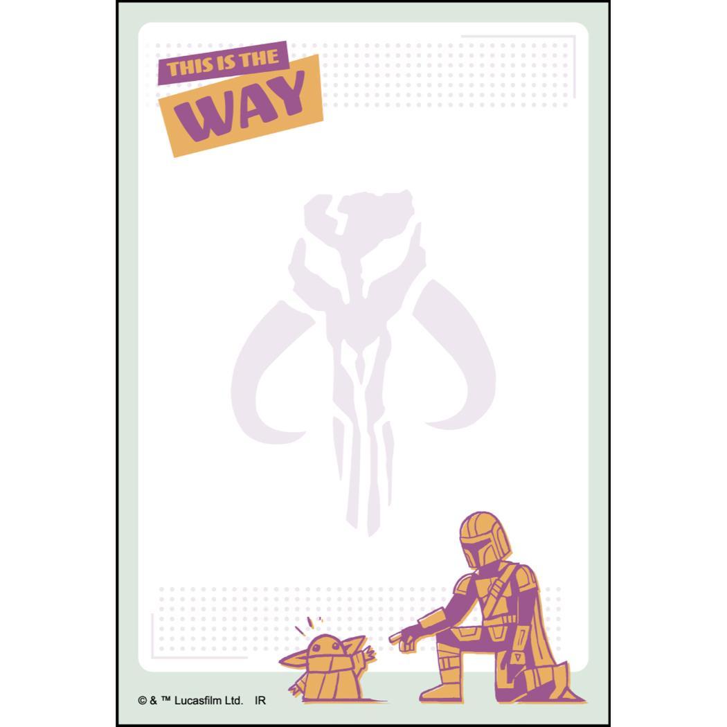 スターウォーズ マンダロリアン アンド グローグー メモ帳 パタパタメモ STAR WARS インロック コレクション雑貨 ディズニー 日本製 キャラクター グッズ メール便可 シネマコレクション